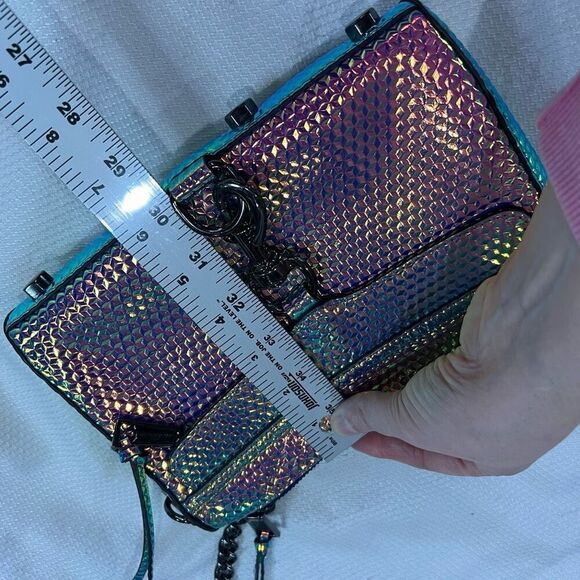 Rebecca Minkoff Mini Mac Metallic Textures Crossbody - Picture 5 of 7
